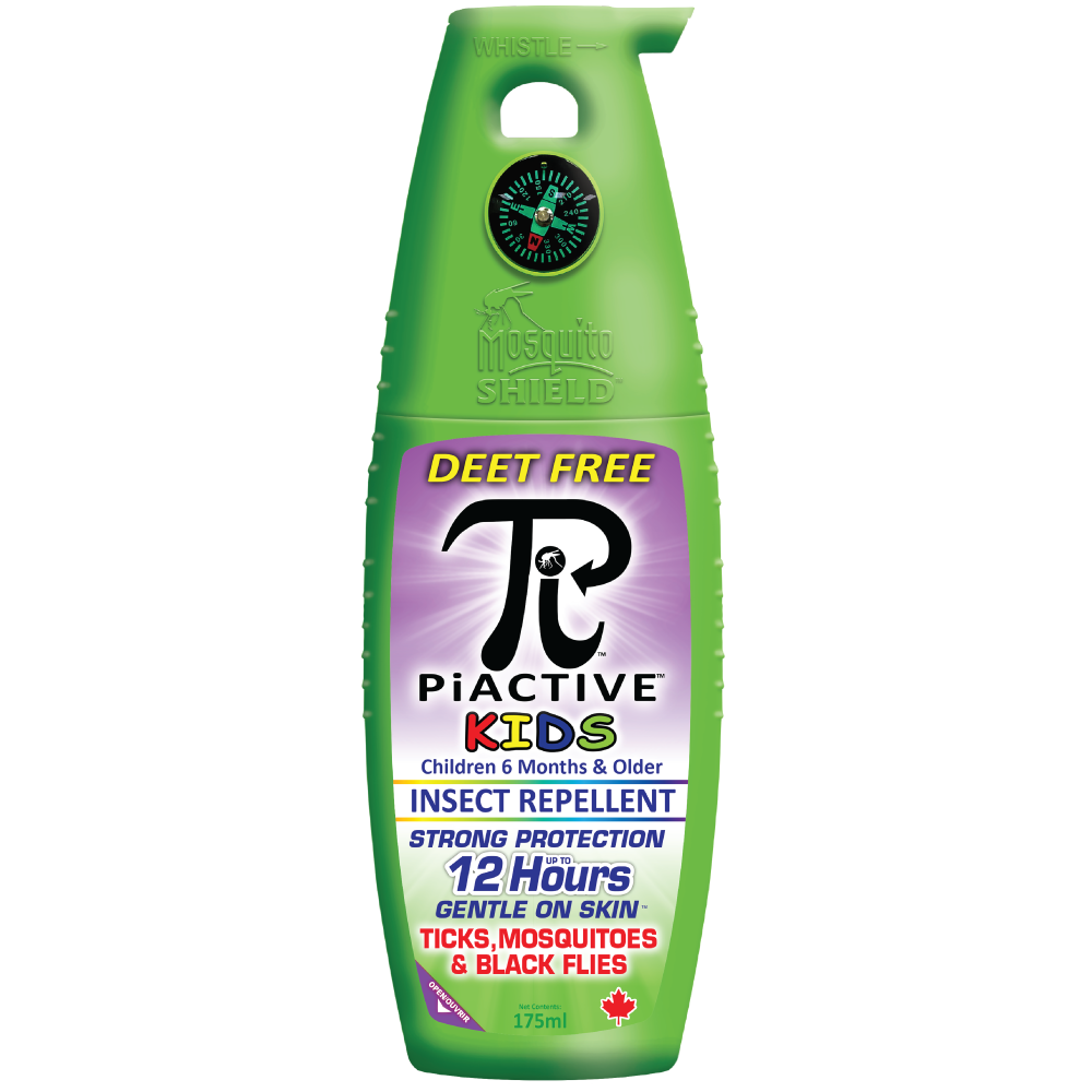 PIACTIVE™  Kids 100% Deet FREE 12hr! 175ml PUMP